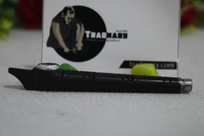 Black Wood Dokha Pipe thumbnail 1