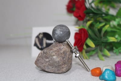 Gray Marble Knob thumbnail 1
