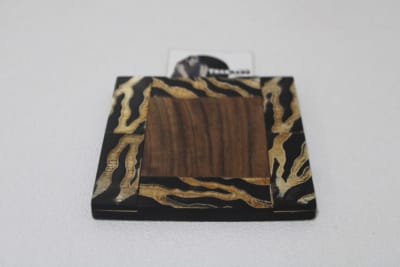 Burnt Horn and Wood Coaster thumbnail 2