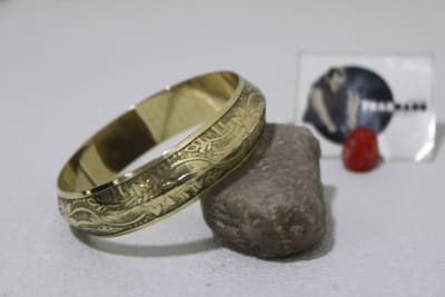 Antic Brass Bangle thumbnail 2