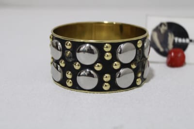 Nickel Brass Black Bangle thumbnail 1