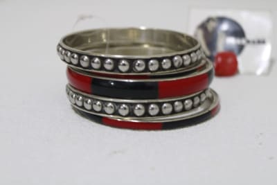 Brass Bangle In Mounted Resin thumbnail 1