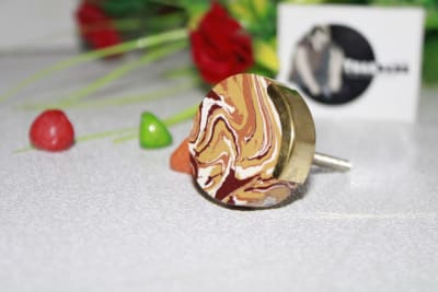 Knob In Colorful Marble thumbnail 2