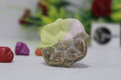 Ceramic Three Color Flower Knob thumbnail 2