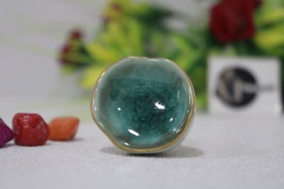Ceramic Blue Bell Drawer Knob thumbnail 2