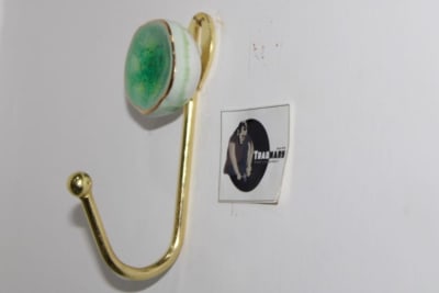 Ceramic Green Wall Hook thumbnail 3