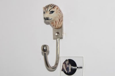 Ceramic Tiger Wall Hook thumbnail 2