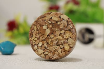 Marble Mixed Brown Resin Knob, thumbnail 2