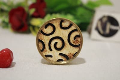 Horn Knob in Round Line Design thumbnail 2