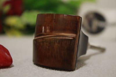 Bamboo Knob In Square Shape thumbnail 1