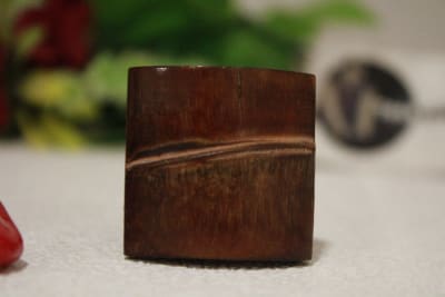 Bamboo Knob In Square Shape thumbnail 2
