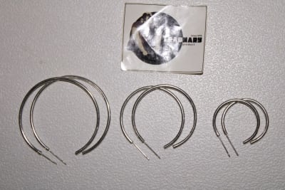 Silver Coated Earrings In Circle Shape thumbnail 2