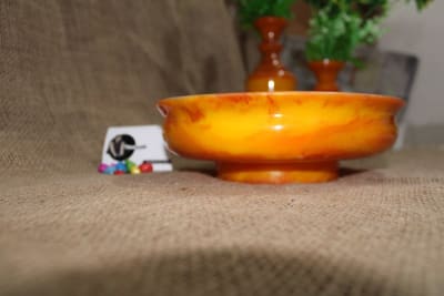 Yellow Resin Bowl In Big Size thumbnail 2
