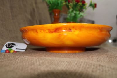 Yellow Resin Bowl In Extra Big Size thumbnail 2