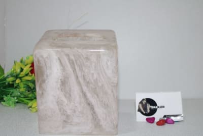White Resin Napkin Box In Big Size thumbnail 2