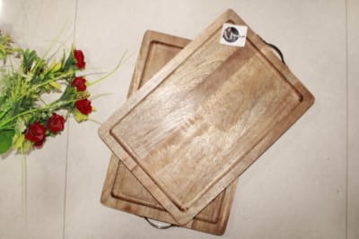 Wooden Serving Tray With Handle thumbnail 2
