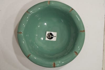 Wooden Serving Bowl in Turquoise Color thumbnail 4