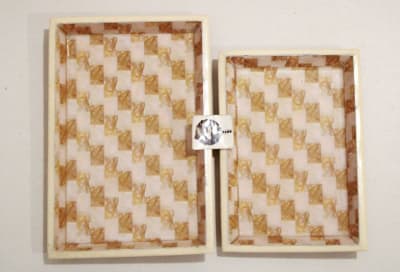 Enamel Painted Serving Tray thumbnail 2