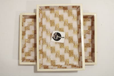 Enamel Painted Serving Tray thumbnail 3