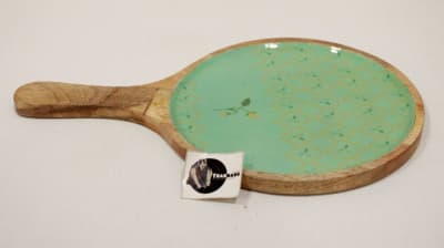 Round Wooden Pizza server thumbnail 1