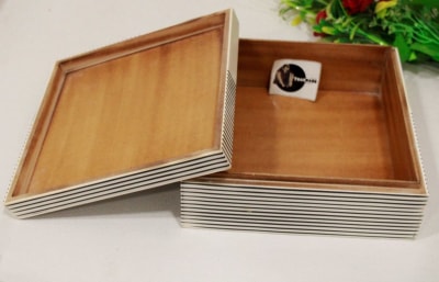 Resin Box With 1/4 Part white & 3 Parts Lining Design thumbnail 5