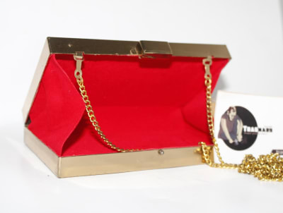 MOTHER OF PEARL INLAY CLUTCH HANDBAG thumbnail 3