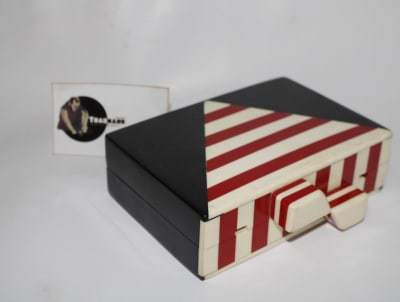 RESIN CLUTCH HANDBAG IN LINING DESIGN thumbnail 2