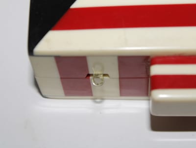 RESIN CLUTCH HANDBAG IN LINING DESIGN thumbnail 6
