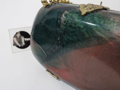 RESIN 7BRASS CLUTCH HANDBAG thumbnail 2