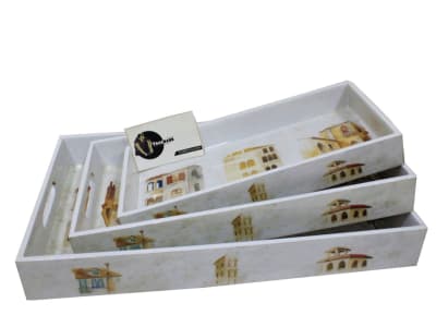 ENAMEL COATED SERVING TRAY thumbnail 2