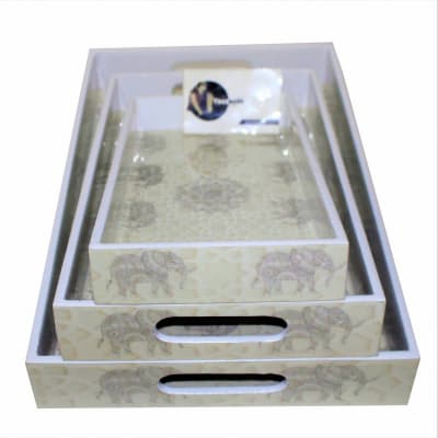 Printed & Enamel Coated Serving Tray thumbnail 1