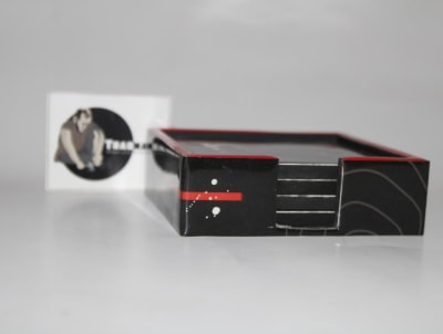 Enamel Coated Coaster Set (Custom Printed) thumbnail 3