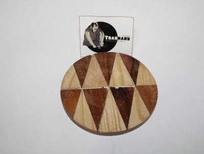ZIGZAG DESIGN WOODEN COASTER thumbnail 3