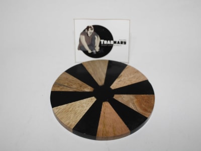 RESIN INLAY COSTER IN SUNRAYS DESIGN thumbnail 2