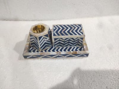 MOP Inlay Bakhoor Burner Set thumbnail 4