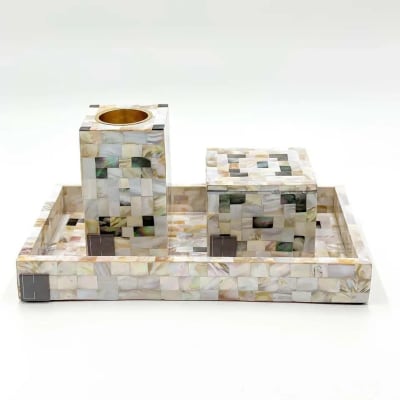 Mother Of Pearl Bakhoor Incense Burner thumbnail 3