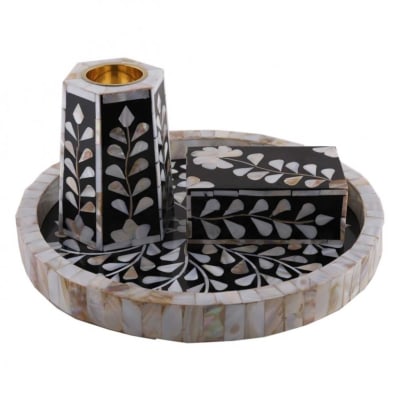 Bakhoor Burner Set In Green Color thumbnail 2