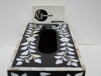 Luxury Mother Of Pearl Inlay Tissue Box thumbnail 3