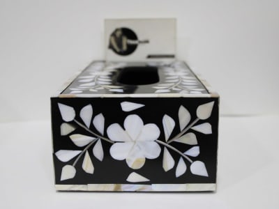 Luxury Mother Of Pearl Inlay Tissue Box thumbnail 4