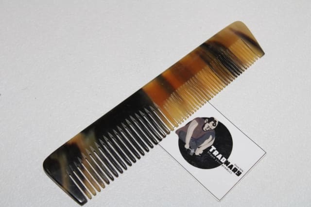 Handmade Brown and Black Horn Comb in Horn manufactured in India