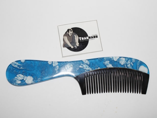 Handmade RESIN & HORN HANDLE COMB in Resin & Buffalo Horn manufactured in India