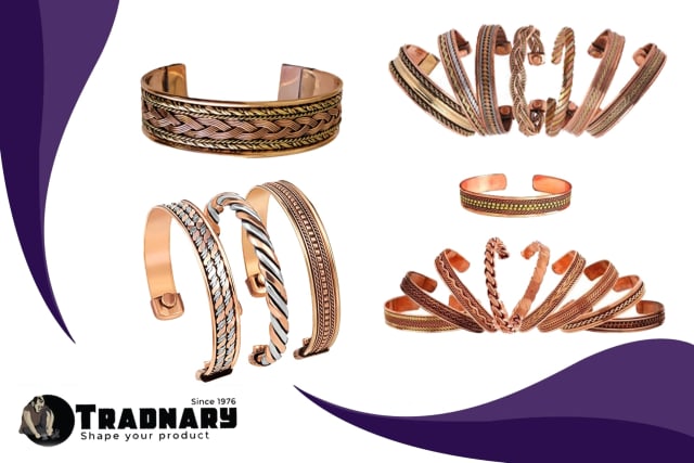Copper Cuff products from an Indian handicraft manufacturer