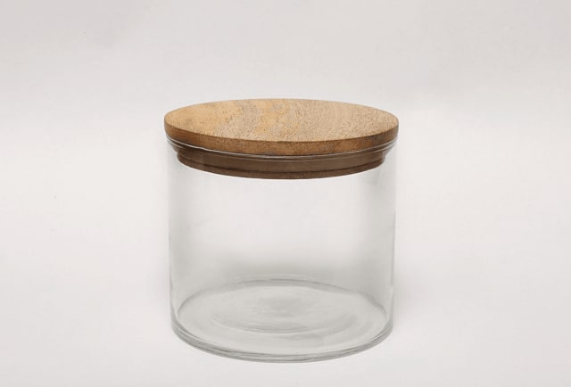 Handmade ocean pop jar in Glass manufactured in India