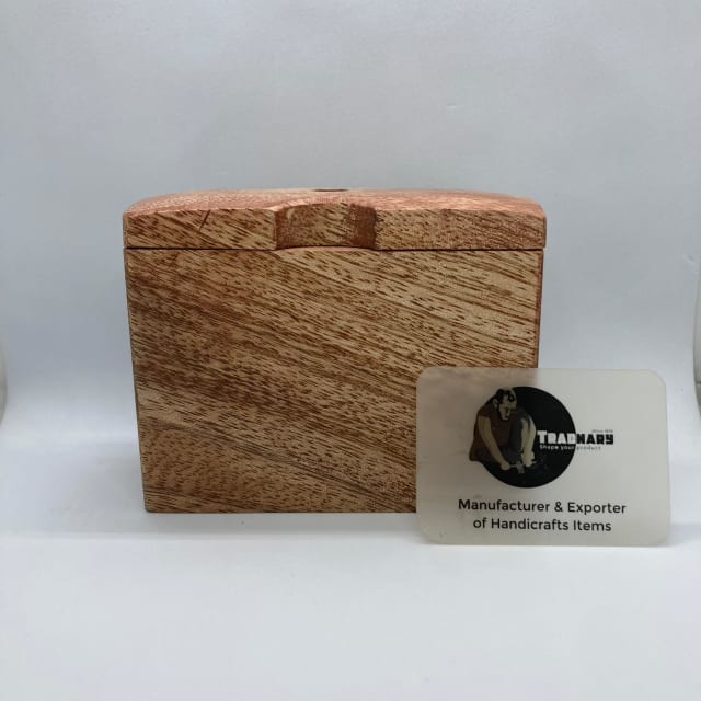 Handmade Wooden Attar Box in Mango Wood manufactured in India