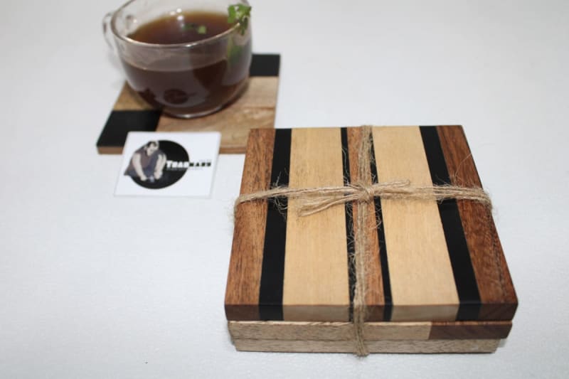 Wood and Resin Coasters — Wood and Resin