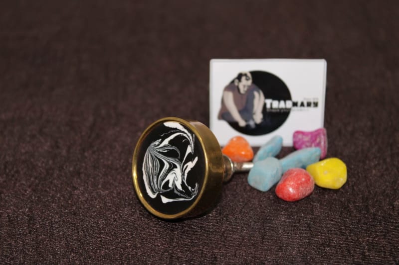 Resin and Brass Knob — Resin and Brass