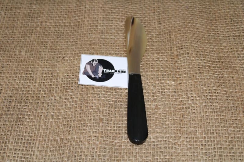 Black And Lite Brown Horn Knife — Horn