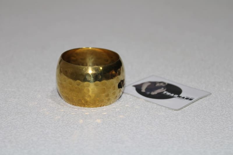 Round Brass Napkin Ring — BRASS