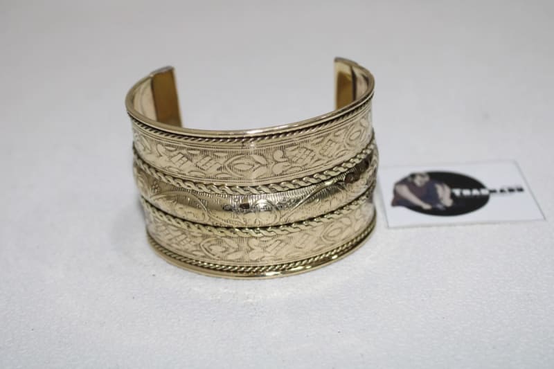 The Engraving Brass Cuff — Brass