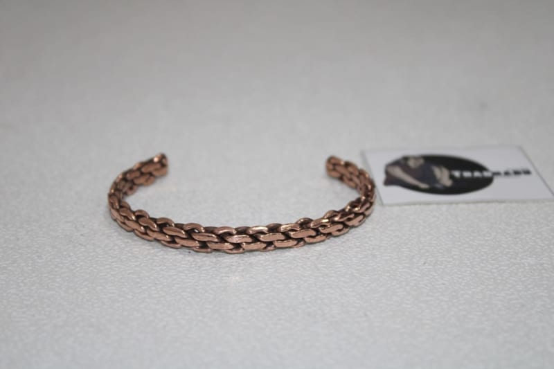 Copper Cuff Bracelet Chain Design — Copper